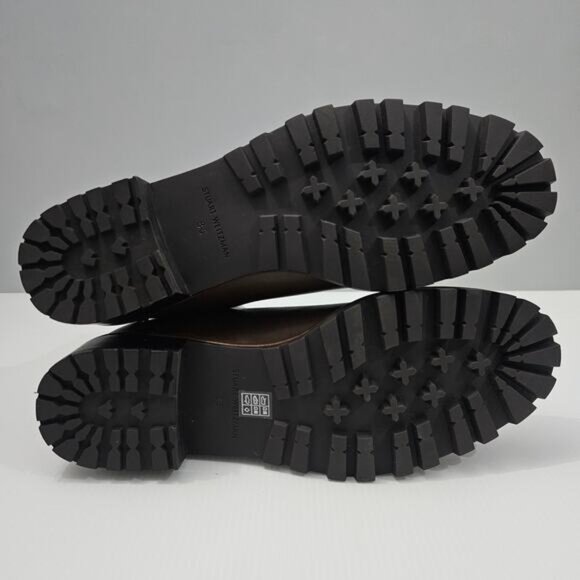 NEW Stuart Weitzman Laine Ankle Bootie Womens 8.5 Brown Leather Chelsea Fall - Picture 10 of 12